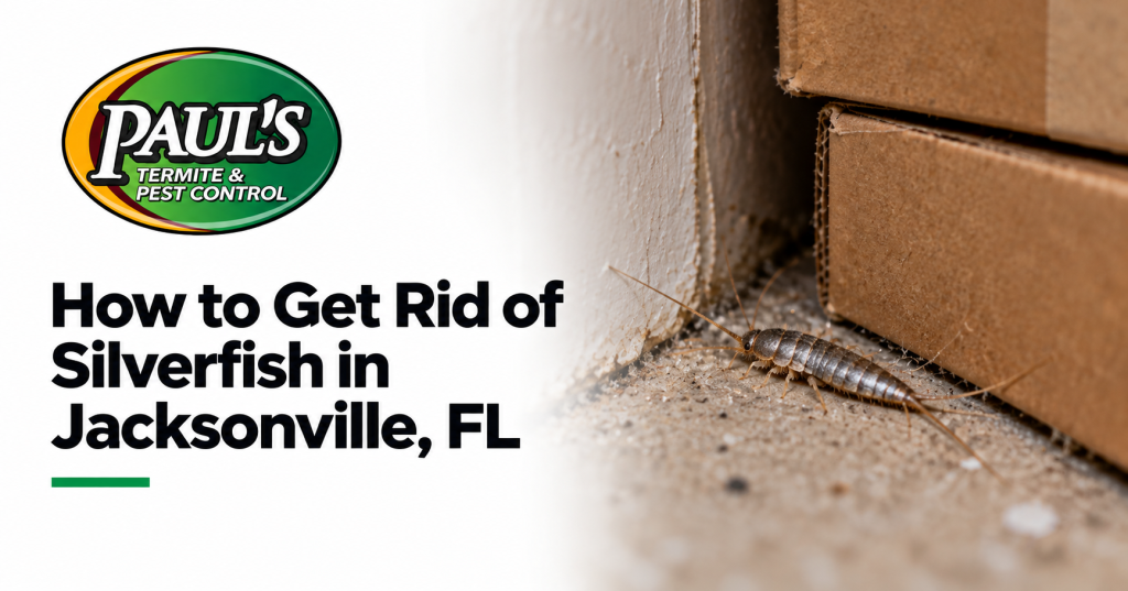 Paul's Termite & Pest Control guide: How to Get Rid of Silverfish in Jacksonville, FL