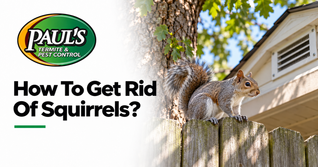 Paul's Termite & Pest Control guide: How To Get Rid Of Squirrels?