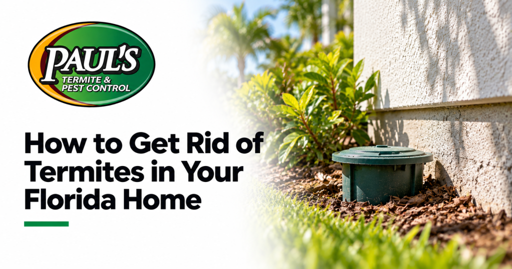 Paul's Termite & Pest Control guide: How to Get Rid of Termites in Your Florida Home