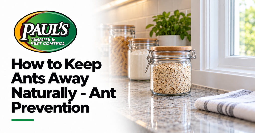 Paul's Termite & Pest Control guide: How to Keep Ants Away Naturally – Ant Prevention