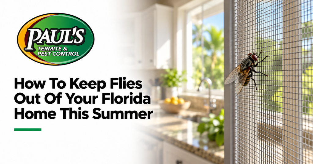 Paul's Termite & Pest Control guide: How To Keep Flies Out Of Your Florida Home This Summer