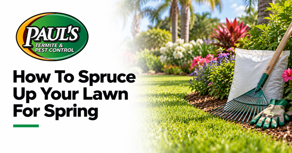 Paul's Termite & Pest Control guide: How To Spruce Up Your Lawn For Spring