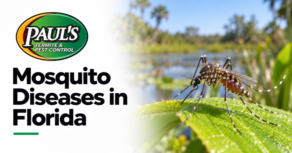 Paul's Termite & Pest Control guide: Mosquito Diseases in Florida