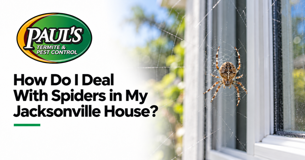 Paul's Termite & Pest Control guide: How Do I Deal With Spiders in My Jacksonville House?