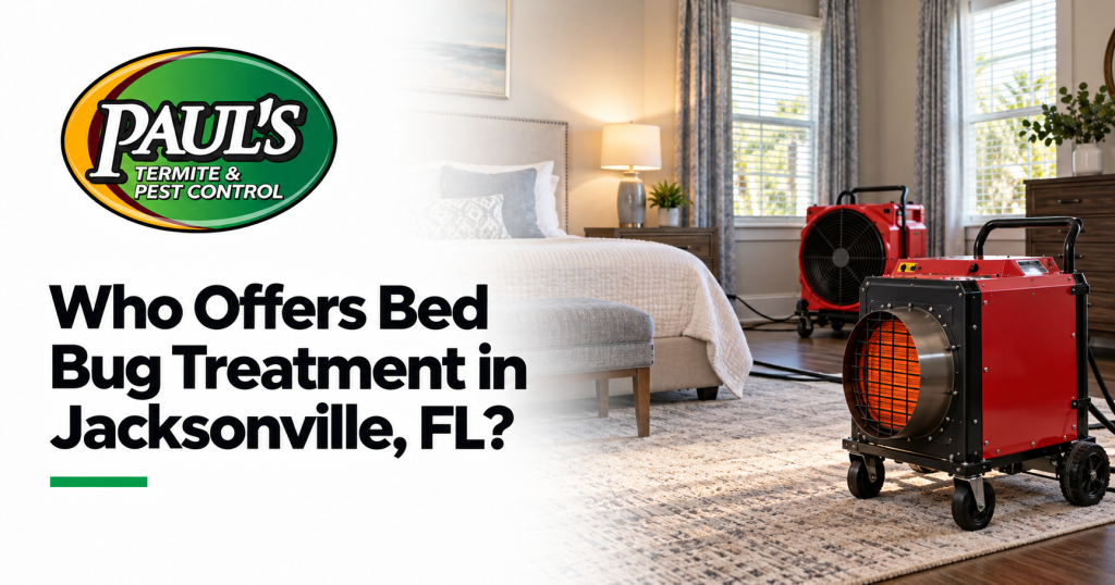 Paul's Termite & Pest Control guide: Who Offers Bed Bug Treatment in Jacksonville, FL?