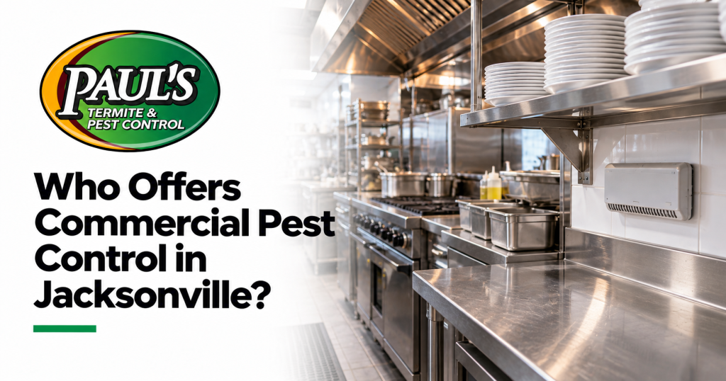 Paul's Termite & Pest Control guide: Who Offers Commercial Pest Control in Jacksonville?
