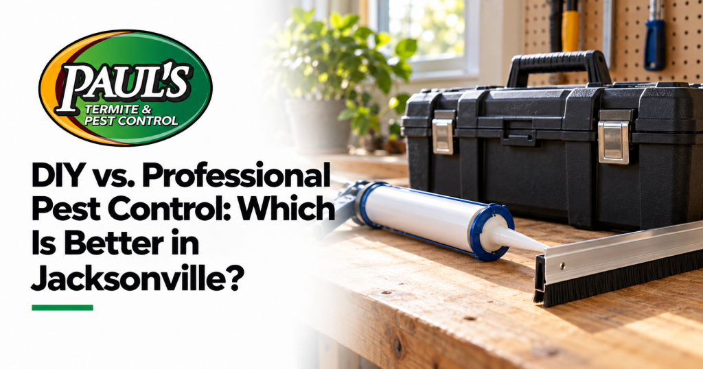 Paul's Termite & Pest Control guide: DIY vs. Professional Pest Control: Which Is Better in Jacksonville?