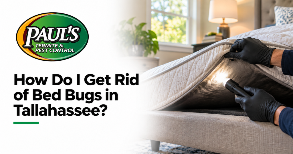Paul's Termite & Pest Control guide: How Do I Get Rid of Bed Bugs in Tallahassee?