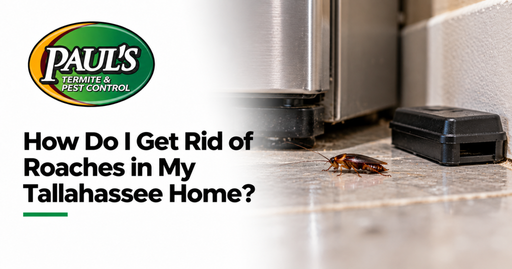 Paul's Termite & Pest Control guide: How Do I Get Rid of Roaches in My Tallahassee Home?