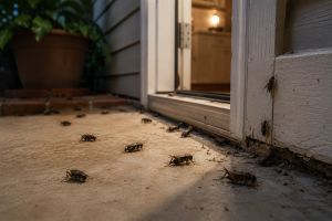 get rid of crickets