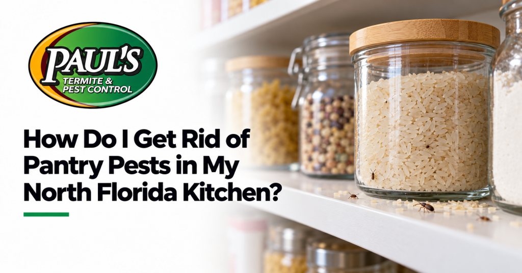 Paul's Termite & Pest Control guide: How Do I Get Rid of Pantry Pests in My North Florida Kitchen?