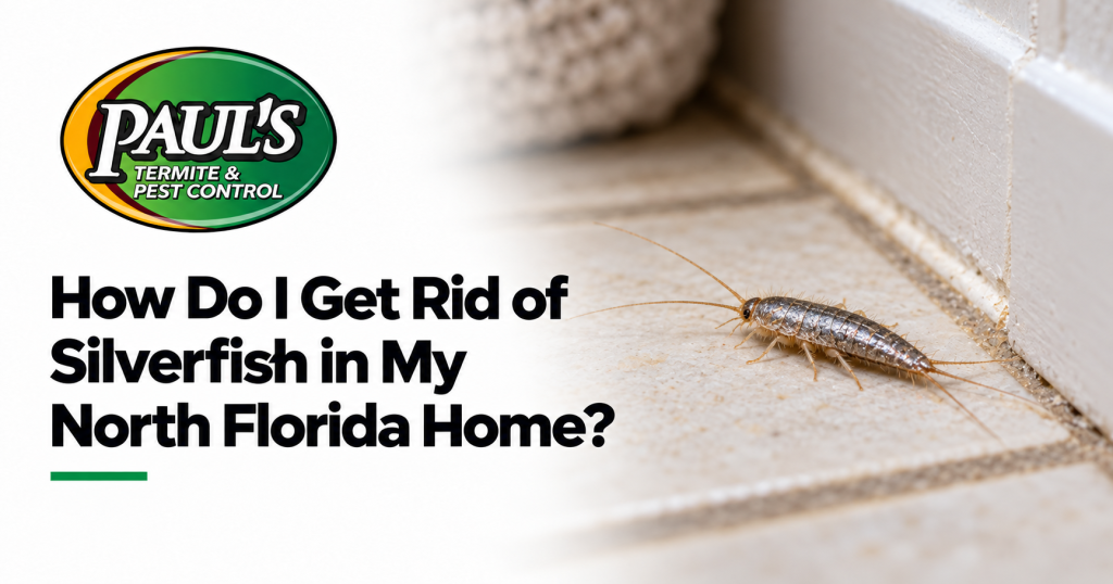 Paul's Termite & Pest Control guide: How Do I Get Rid of Silverfish in My North Florida Home?