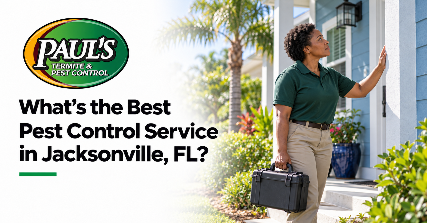Paul's Termite & Pest Control guide: What’s the Best Pest Control Service in Jacksonville, FL?