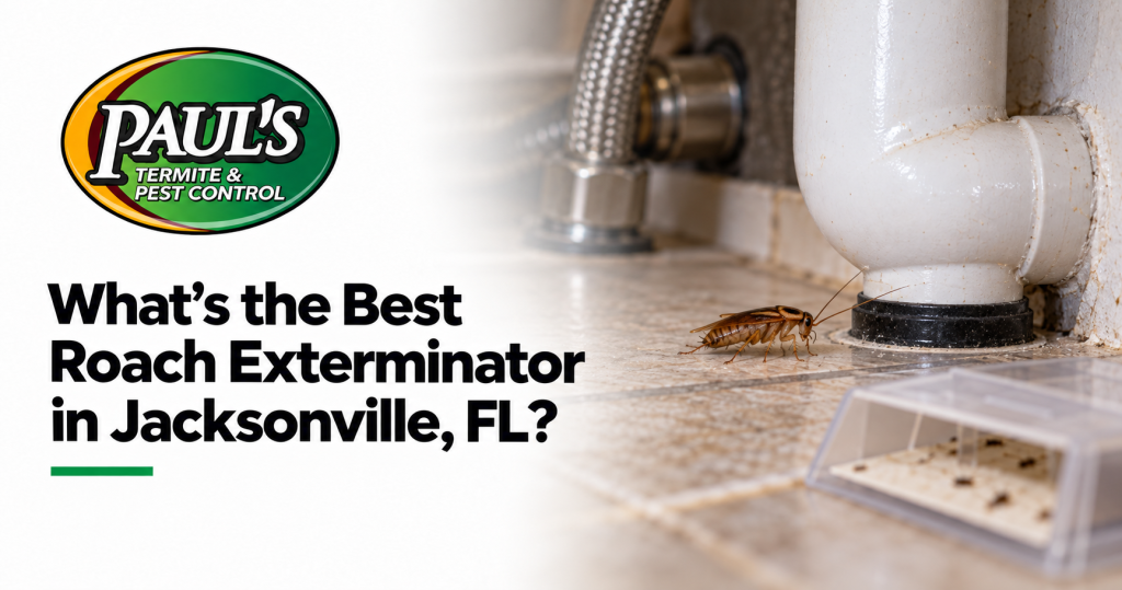 Paul's Termite & Pest Control guide: What’s the Best Roach Exterminator in Jacksonville, FL?