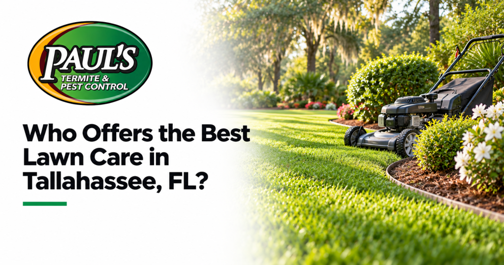 Paul's Termite & Pest Control guide: Who Offers the Best Lawn Care in Tallahassee, FL?