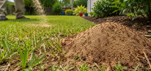 get rid of fire ants Florida yard