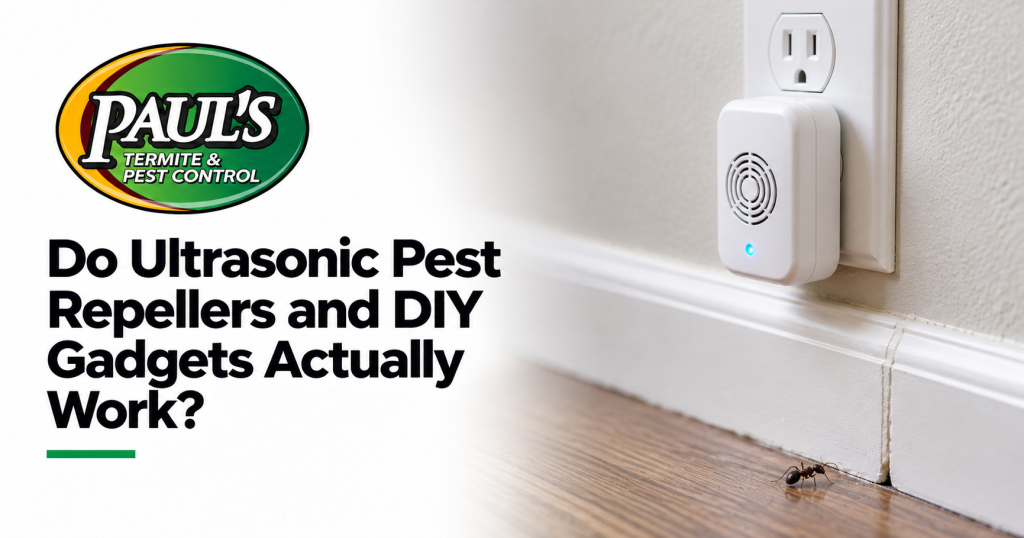 Paul's Termite & Pest Control guide: Do Ultrasonic Pest Repellers and DIY Gadgets Actually Work?