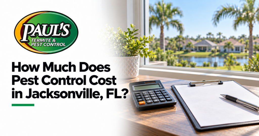 Paul's Termite & Pest Control guide: How Much Does Pest Control Cost in Jacksonville, FL?