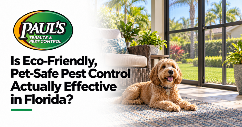 Paul's Termite & Pest Control guide: Is Eco-Friendly, Pet-Safe Pest Control Actually Effective in Florida?