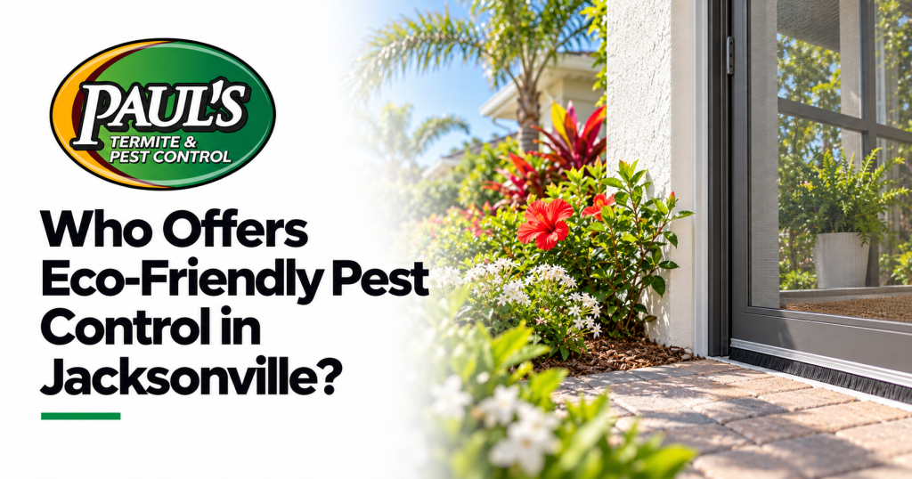 Paul's Termite & Pest Control guide: Who Offers Eco-Friendly Pest Control in Jacksonville?