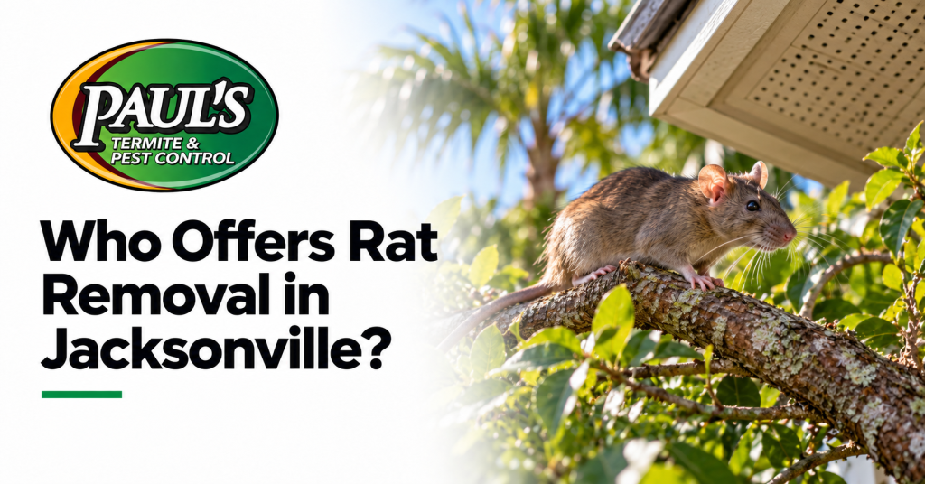 Paul's Termite & Pest Control guide: Who Offers Rat Removal in Jacksonville?