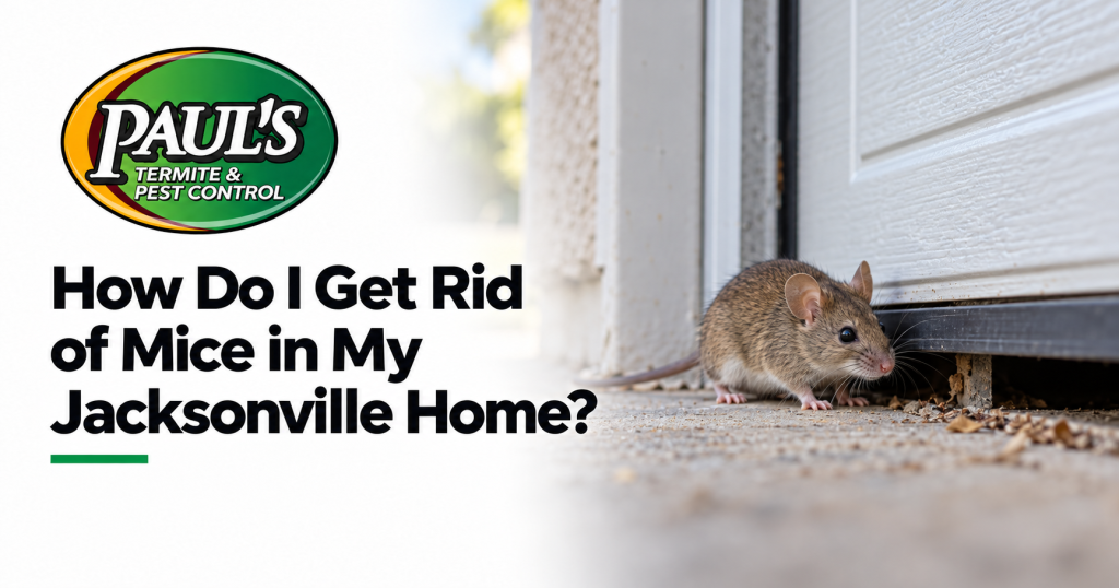Paul's Termite & Pest Control guide: How Do I Get Rid of Mice in My Jacksonville Home?