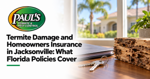 Paul's Termite & Pest Control guide: Termite Damage and Homeowners Insurance in Jacksonville: What Florida Policies Cover