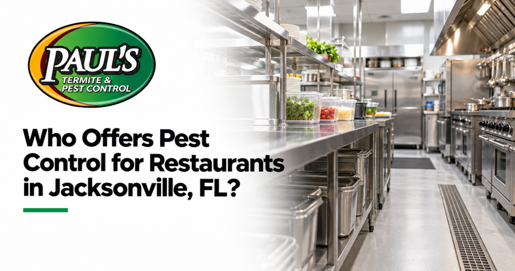 Paul's Termite & Pest Control guide: Who Offers Pest Control for Restaurants in Jacksonville, FL?